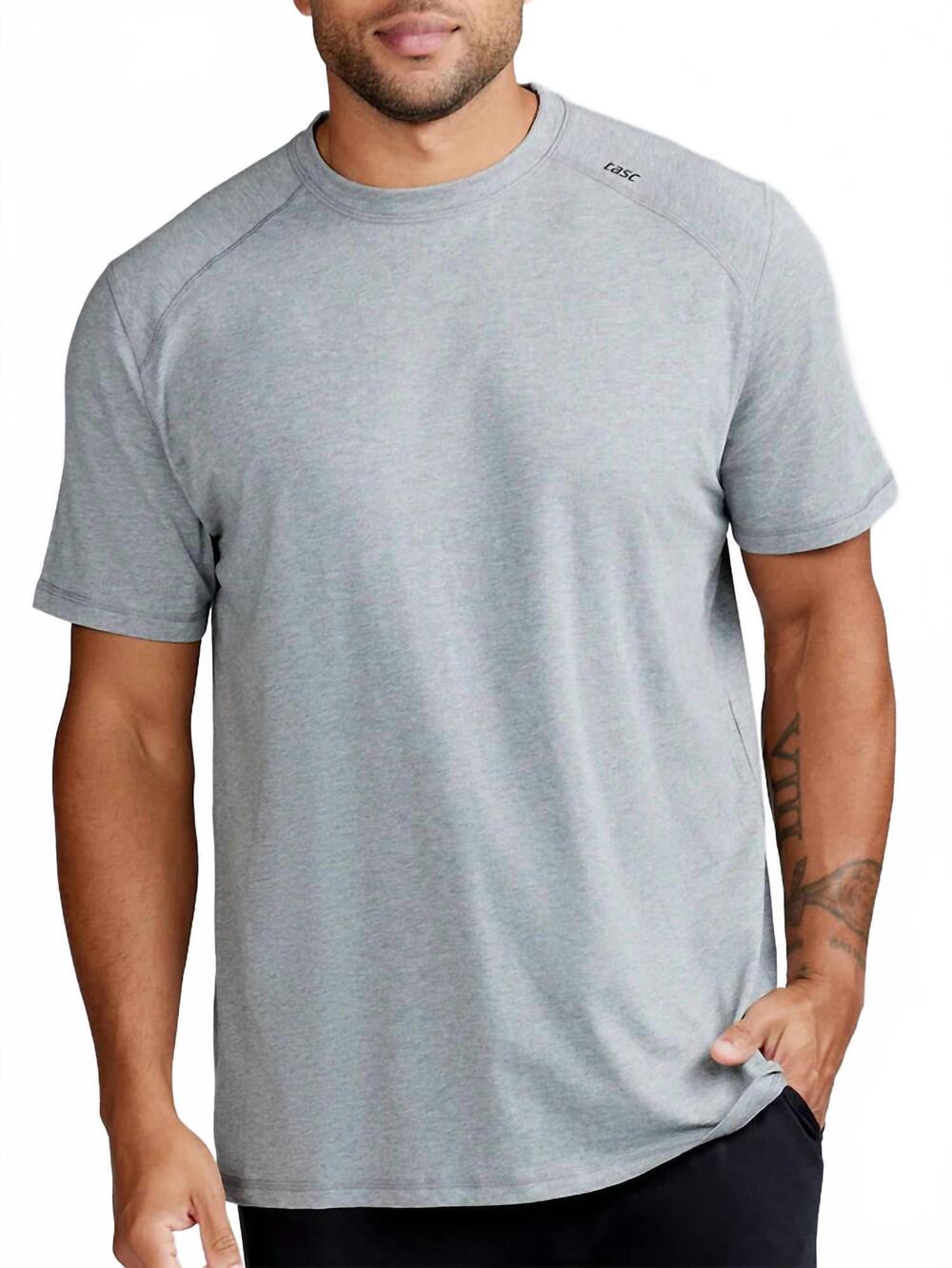 NEW TASC carrollton shirt in heather gray